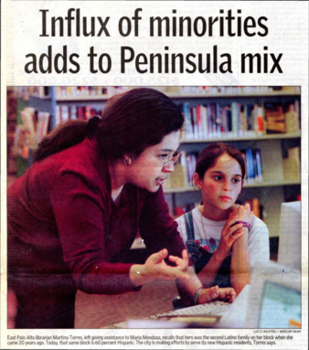Influx of Minorities Adds to Peninsula Mix - San Jose Mercury News
