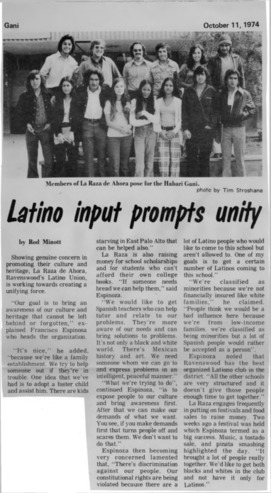 Latino Input Prompts Unity - Habari Gani