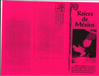 Raices de Mexico Promotional Brochure 1993