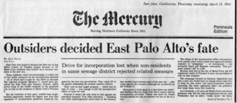 Outsiders Decided East Palo Alto's Fate - San Jose Mercury News