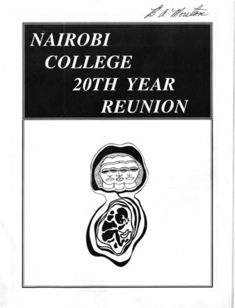 Nairobi College 20th Year Reunion Program