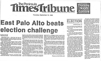 East Palo Alto beats election challenge - Peninsula Times Tribune