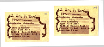 Two Tickets to the EPACCI City Inauguration Celebration