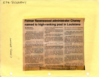 Former Ravenswood Administrator Chaney Named to High-Ranking Post in Louisiana - Peninsula Times Tribune