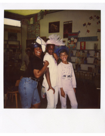 Hat Lady Program at EPA Library - May 1991