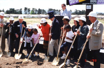 Photograph of the University Square Groundbreaking Ceremony