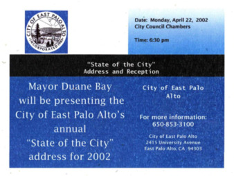 "State of the City" Addreess and Reception
