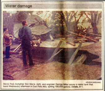 Water Tank Bursts, Unleashing Torrent - unknown publication