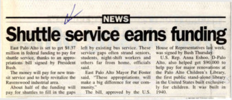 Shuttle service earns funding