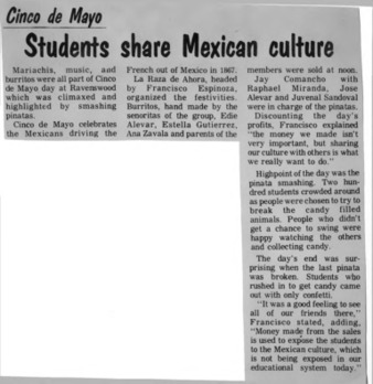 Cinco de Mayo: Students share Mexican culture - Habari Gani