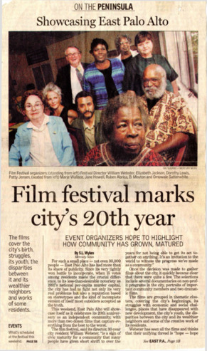 Film Festival Marks City's 20th Year - San Jose Mercury News