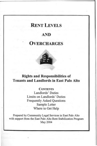 Rent Levels and Overcharges: Rights and Responsibilities of Tenants and Landlords in EPA