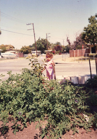 Young Girl in Garden