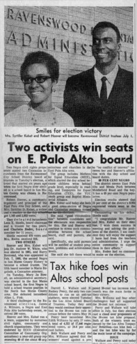 Two Activists Win Seats on E. Palo Alto Board - Palo Alto Times