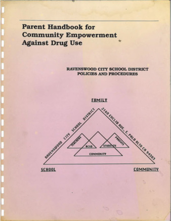 Parent Handbook for Community Empowerment Against Drug Use