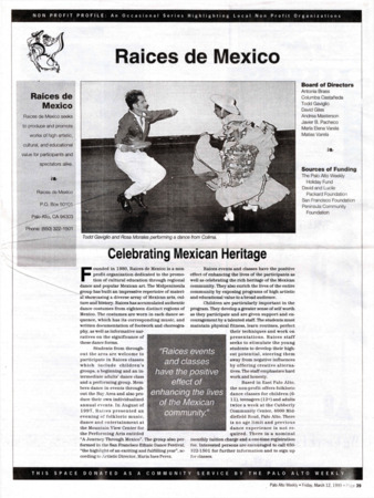 Celebrating Mexican Heritage - Palo Alto Weekly