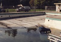 Car in the Bell Street Park Pool