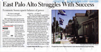 East Palo Alto Struggles with Success - San Francisco Chronicle
