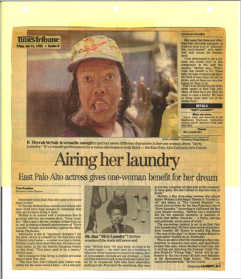 Airing Her Laundry - Peninsula Times Tribune