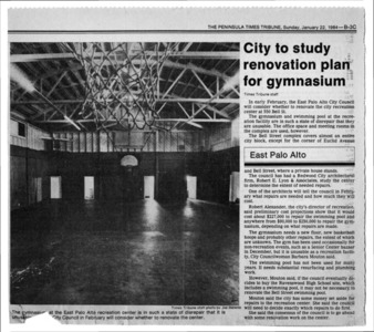 City to study renovation plan for gymnasium - Peninsula Times Tribune