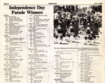 Independence Day Parade Winners - Weekly News