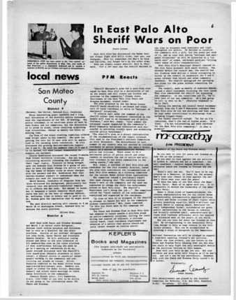 In East Palo Alto Sheriff Wars on Poor - The Liberator