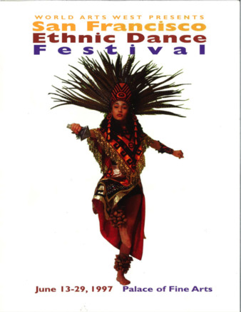 Program for the San Francisco Ethnic Dance Festival Featuring Raices de Mexico