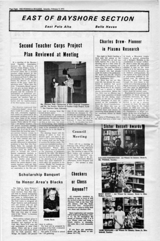 East of Bayshore Section from The Peninsula Bulletin Vol 7, No 11
