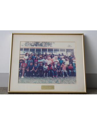 Framed Photograph of Just Say Yes! For Kids Day Camp, 1990
