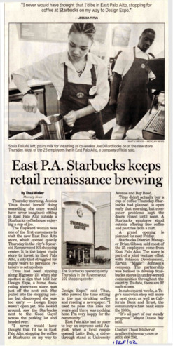 East P.A. Starbucks retail renaissance brewing - San Jose Mercury News