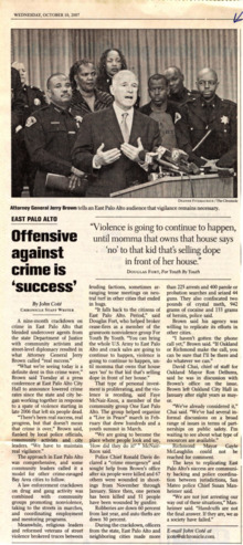 Offensive against crime is 'success' - San Francisco Chronicle