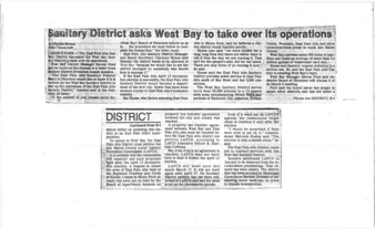 Sanitary District Asks West Bay to Take Over Its Operations - Peninsula Times Tribune