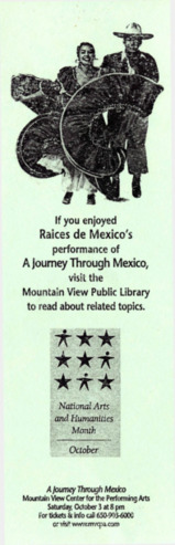 Raices de Mexico Journey Through Mexico Bookmark