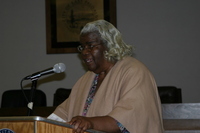 Gertrude Wilks at East Palo Alto City Hall