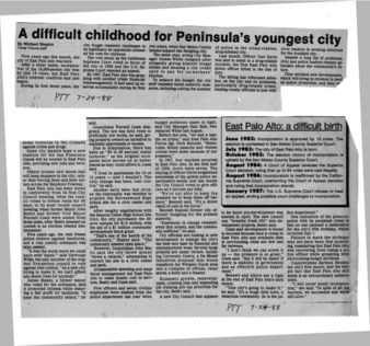 A Difficult Childhood for Peninsula's Youngest City - Times Tribune