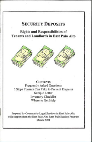 Security Deposits: Rights and Responsibilities of Tenants and Landlords in EPA. 