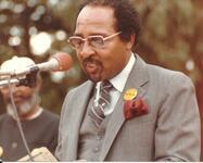 James Elton Blakey Jr. at the first Council swearing-in ceremony 