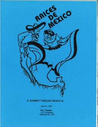 Program for Raices de Mexico's A Journey Through Mexico III Performance