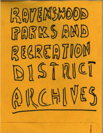 Ravenswood Parks and Recreation District Archives