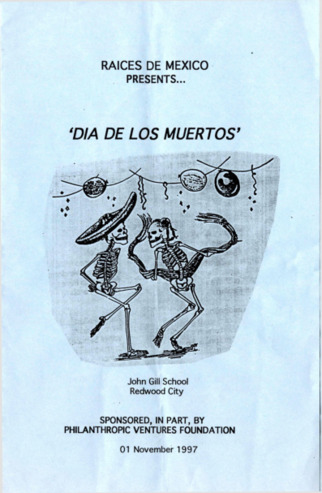 Program for Raices de Mexico Dia de los Muertos 1997