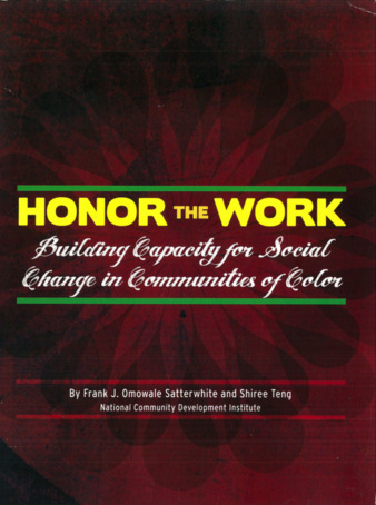 Honor the Work: Building Capacity for Social Change in Communities of Color