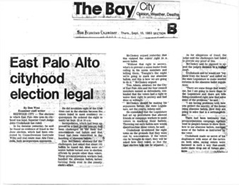 East Palo Alto cityhood election legal - San Francisco Examiner