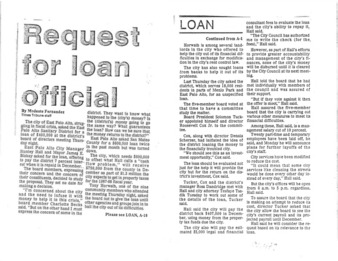 Request for Loan Official - Times Tribune