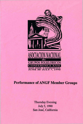 Program for the Performance of Asociacion Nacional de Grupos Folkloricos