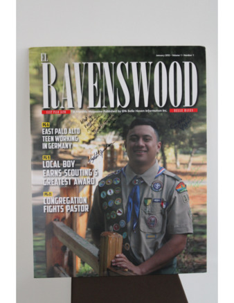 Signed Cover of El Ravenswood Magazine - Vol. 1, No. 1