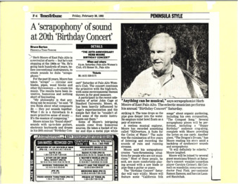 A 'Scrapophony' of Sound at 20th 'Birthday Concert' - Peninsula Times Tribune