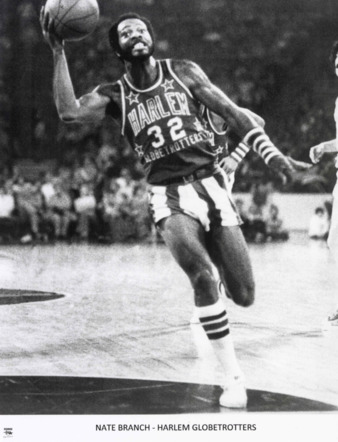 Promotional Photographs of Nate Branch on the Harlem Globetrotters