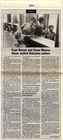 Faye Brown and Erma Moore: Those Stylish Hutchins Sisters - Palo Alto Weekly