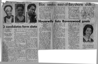 Housewife lists Ravenswood goals - Palo Alto Times