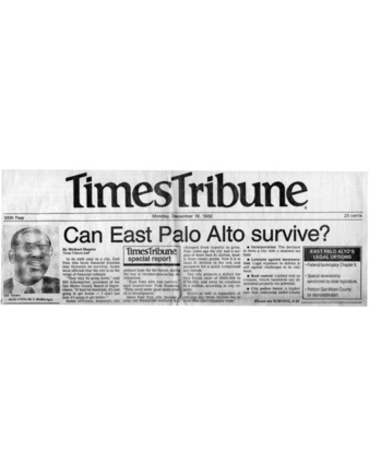 Can East Palo Alto Survive - Times Tribune
